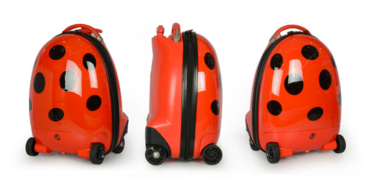 紅色飄蟲Rastar星輝 16寸可遙控拉杆式兒童旅行箱可登機行李箱